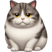 Very fat cat sticker