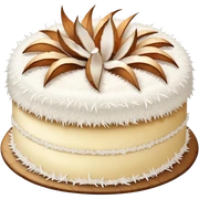 Coconut cake sticker