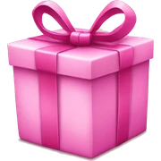 Pink present  sticker