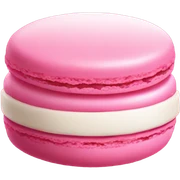 Pink macaron sticker