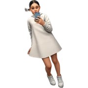 selfie of a stylish girl sticker