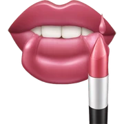 Lip gloss sticker