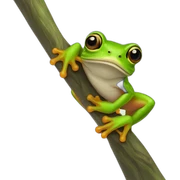 tree frog sticker
