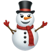 snowman sticker