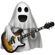 Ghost band sticker