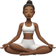 yoga girl sticker