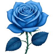 Rosa azul sticker