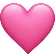 Pink heart sticker