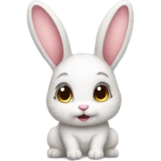 Cute little bunny  sticker