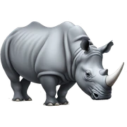 rhino sticker