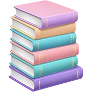 Books With pastel colours sticker