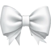 white bow sticker