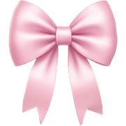Light pink bow sticker