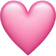 pink heart sticker