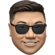 cool boy with sunglasses sticker
