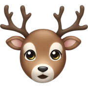 cute reindeer sticker