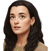 portrait of a girl with jewelry sticker