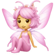 Shiny Pastel Pink Fairy Fakémon sticker