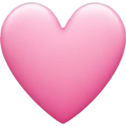 Pink heart sticker