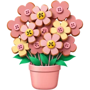 kawaii spam meat flower bouquet  sticker