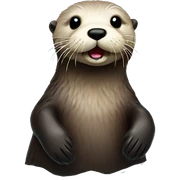 Sea otter sticker