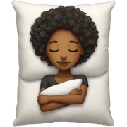 Sleeping black girl  sticker