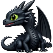 Toothless dragon sticker