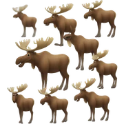 Moose sticker