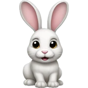 Bunny sticker