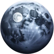 Moon astrology symbol sticker