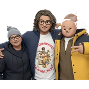 boys in stylish outfits sticker