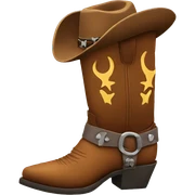 Cowboy boots sticker