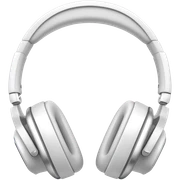 white headphones  sticker