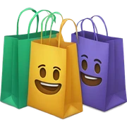 shopping bags sticker