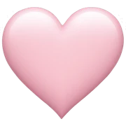 pastel pink heart sticker