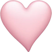 Light pink heart sticker