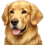 golden retriver sticker