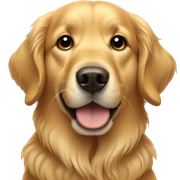 golden retriever  sticker