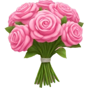 pink bouquet sticker