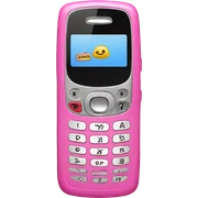 Pink flip phone sticker