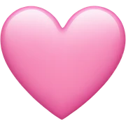 Pink heart  sticker