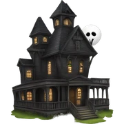 Nevermore Academy. Haunted Addams house. Ship-birdhouse  sticker
