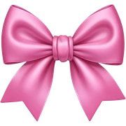 Pink cute bow sticker