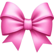 pink bow sticker