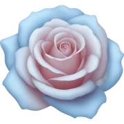 Rose blue sticker