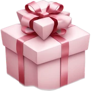 Light pink Christmas gifts under a white Christmas tree  sticker