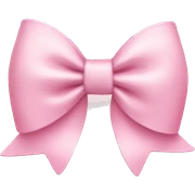 Light pink bow  sticker