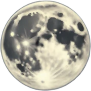 Beautiful moon sticker