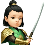 Emerald Samurai sticker