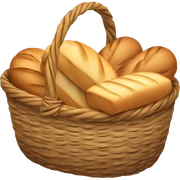 basket of bread sticker